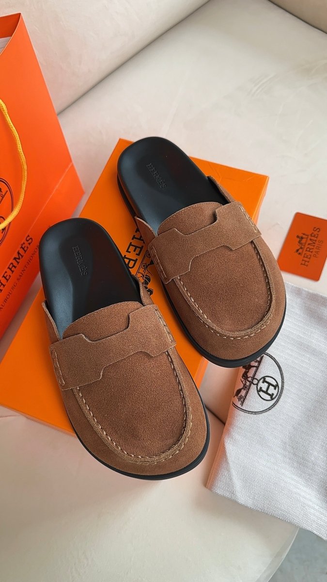 Hermes Mule Brown - oceanhype - 
