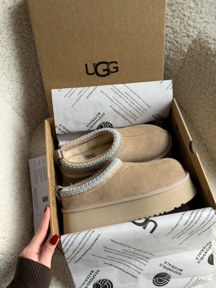 UGG Tasman Platform Beige Blue - oceanhype - 