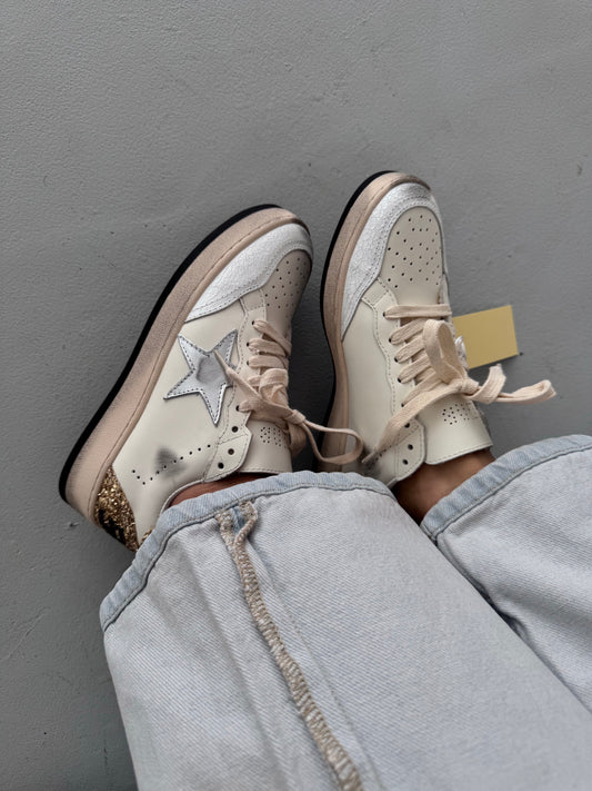 Golden Goose Superstar GGDB Ballstar Golden Cream