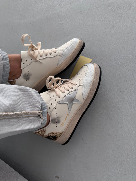 Golden Goose Superstar GGDB Ballstar Golden Cream