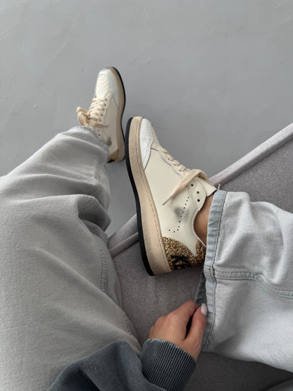 Golden Goose Superstar GGDB Ballstar Golden Cream
