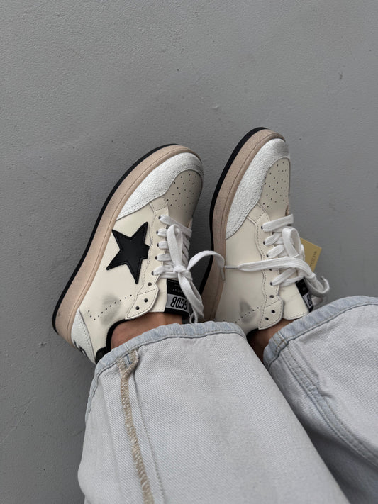 Golden Goose Superstar GGDB Ballstar Golden Cream