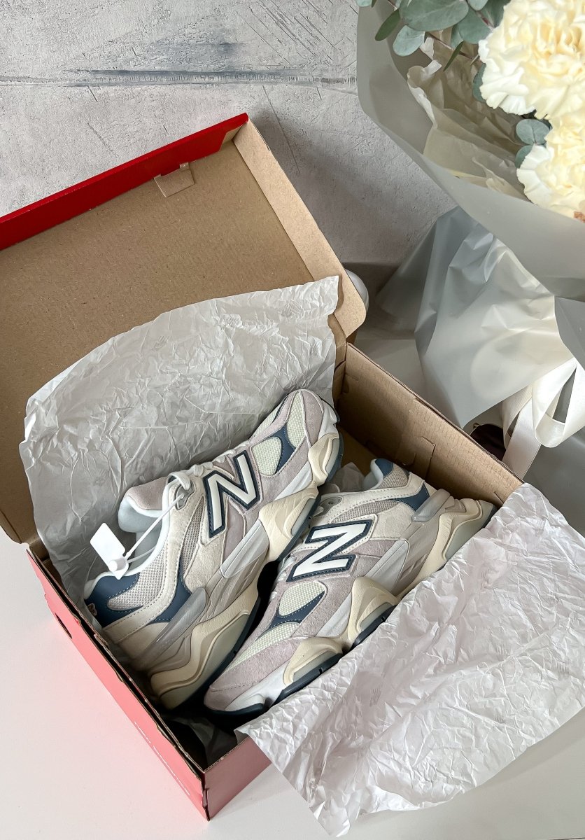 New Balance 9060 Moonrock Linen - oceanhype - 