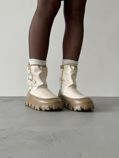 UGG Classic Brellah Mini Boot Beige - oceanhype - 
