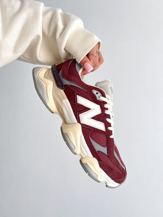 New Balance 9060 Washed Burgundy - oceanhype - 