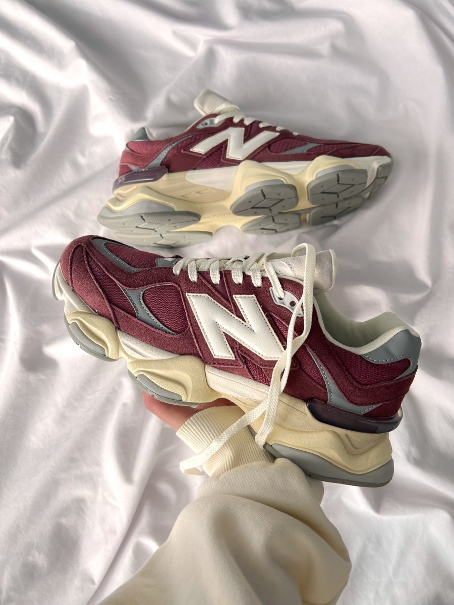 New Balance 9060 Washed Burgundy - oceanhype - 