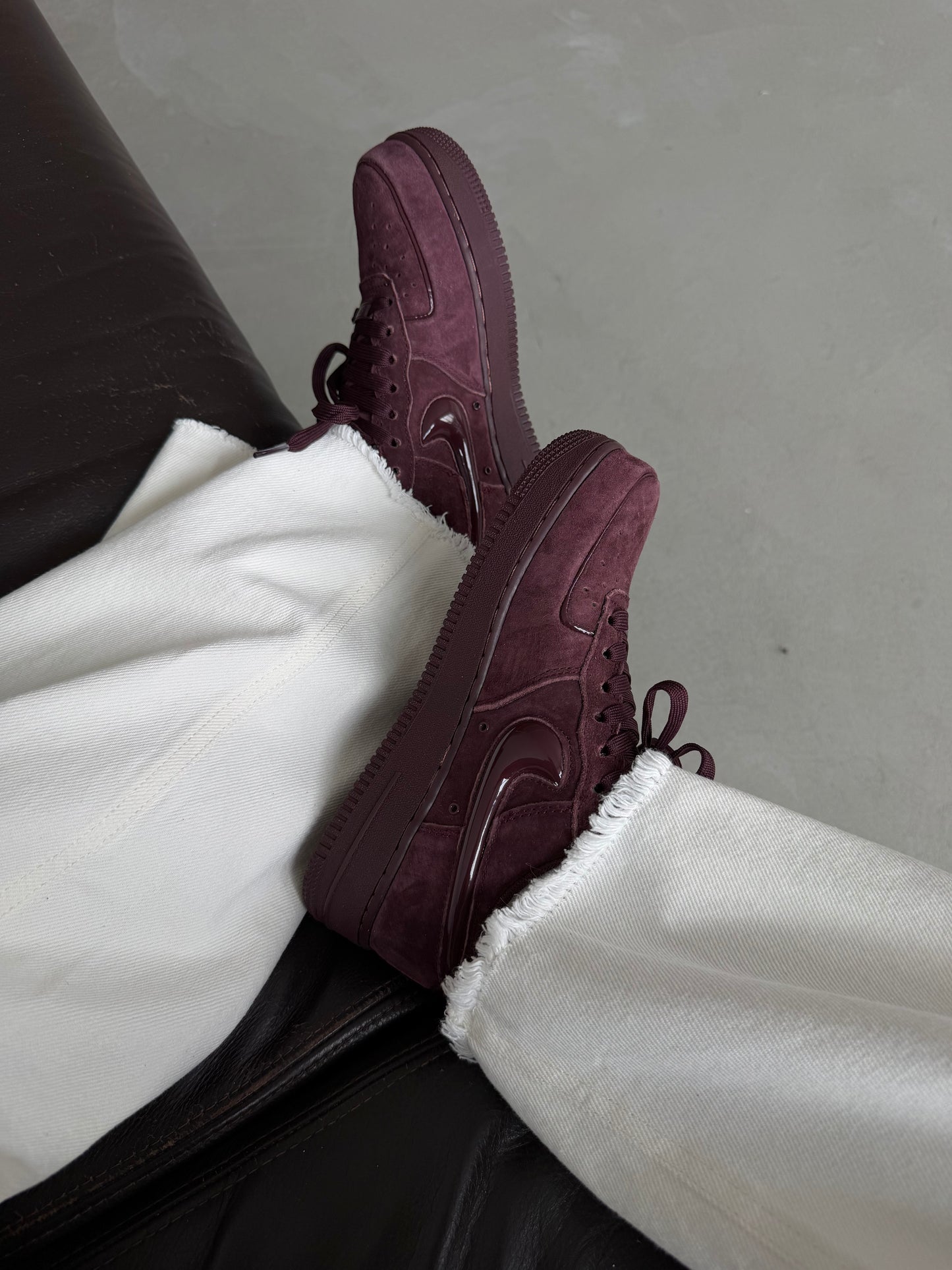 NIke Air Force Low 1 '07 W Burgundy Crush