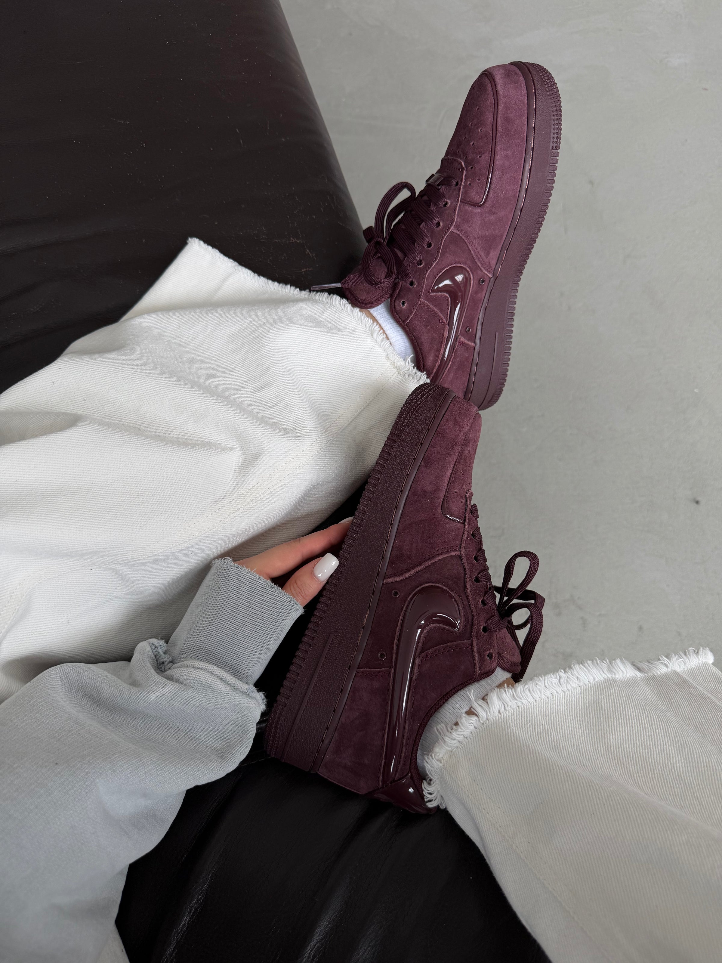 NIke Air Force Low 1 '07 W Burgundy Crush