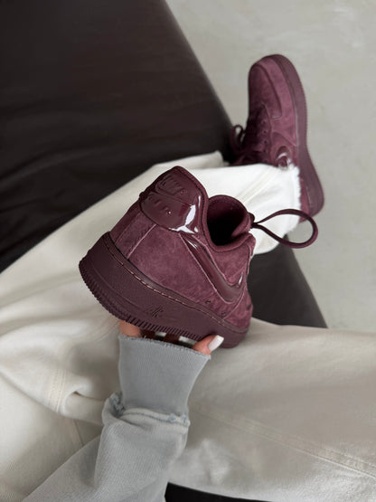 NIke Air Force Low 1 '07 W Burgundy Crush