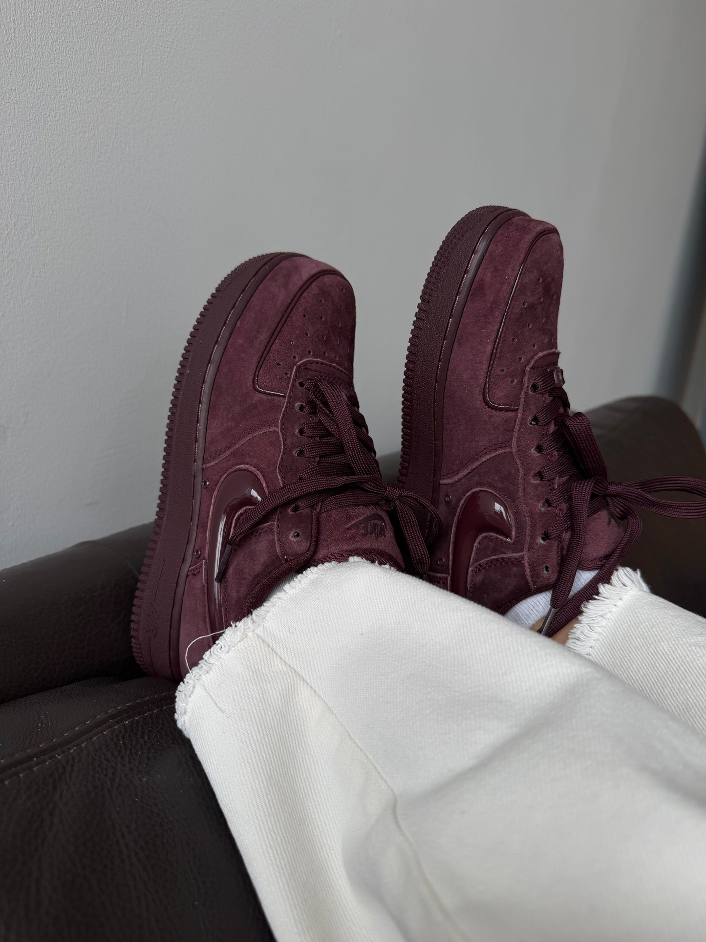 NIke Air Force Low 1 '07 W Burgundy Crush