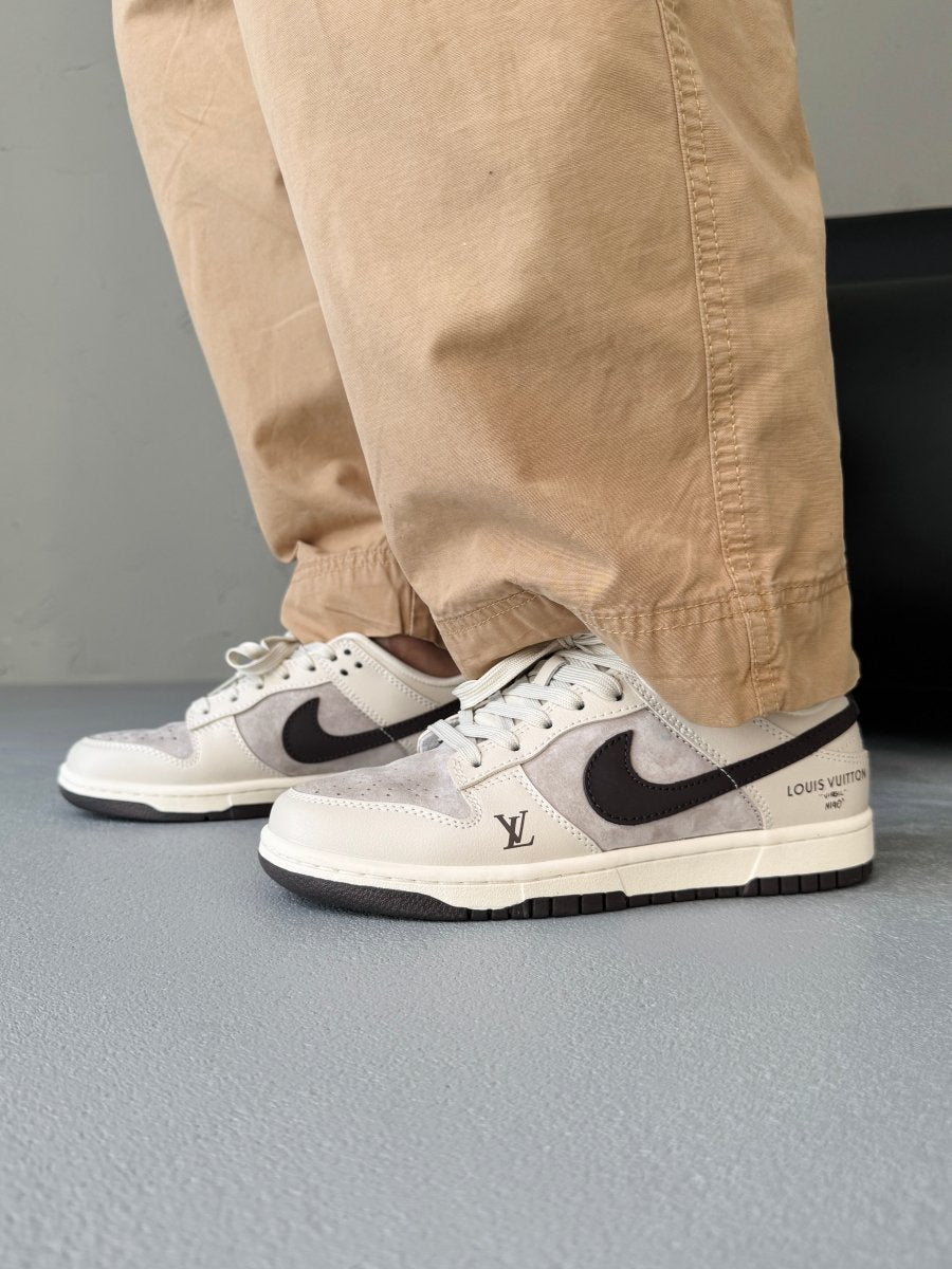 Nike SB Dunk Low x Louis Vuitton Grey Black - oceanhype - 
