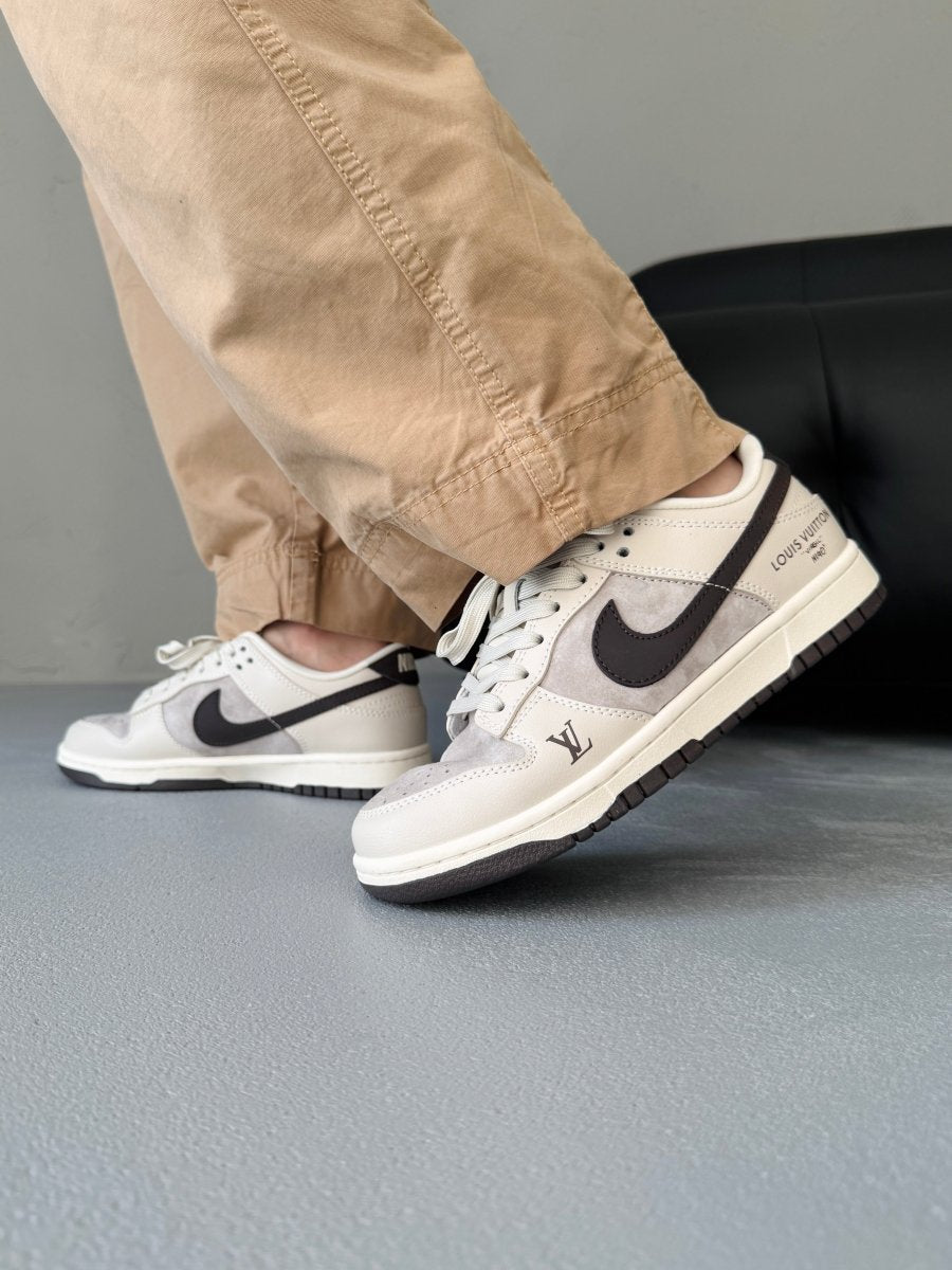 Nike SB Dunk Low x Louis Vuitton Grey Black - oceanhype - 