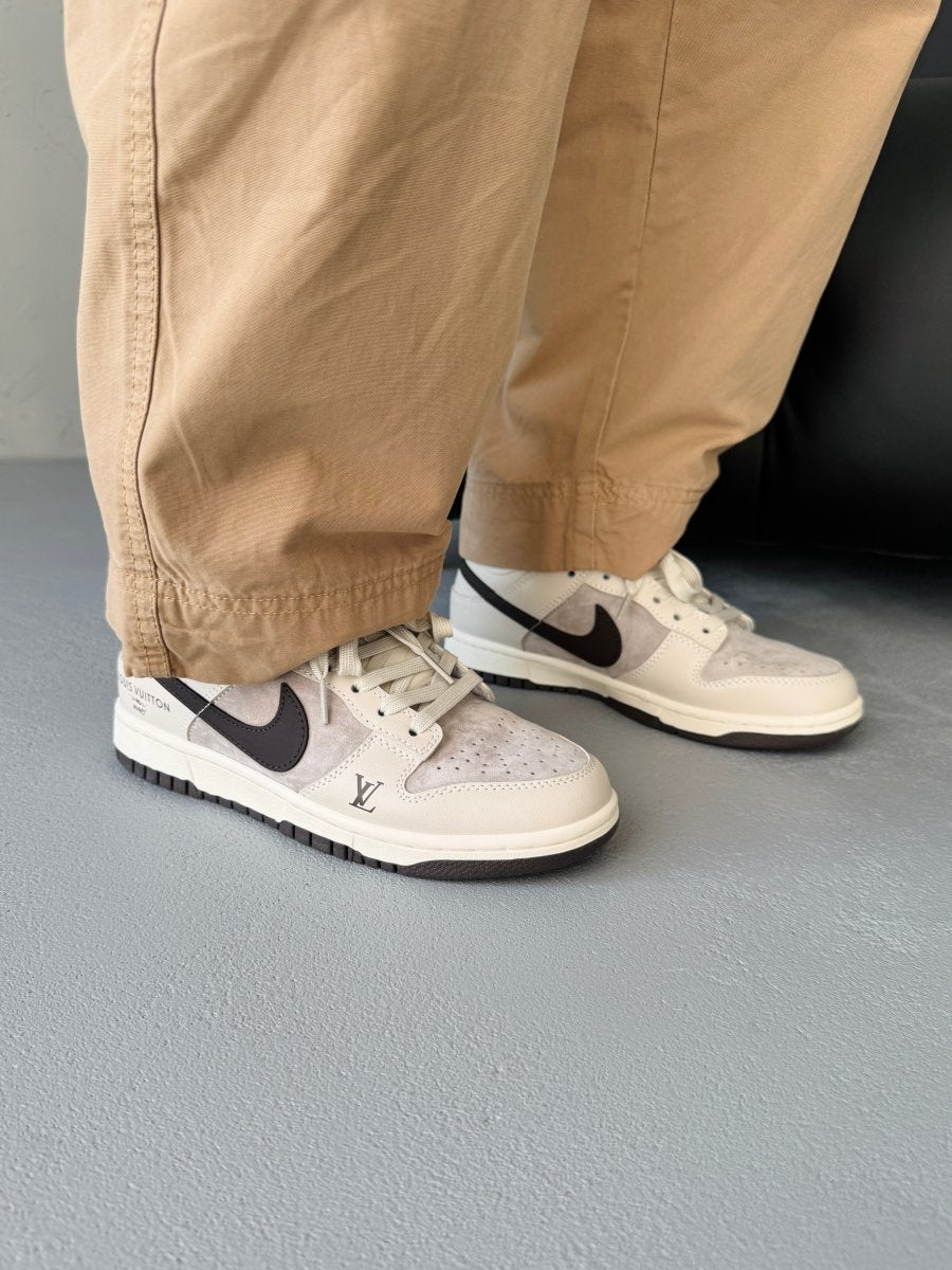 Nike SB Dunk Low x Louis Vuitton Grey Black - oceanhype - 