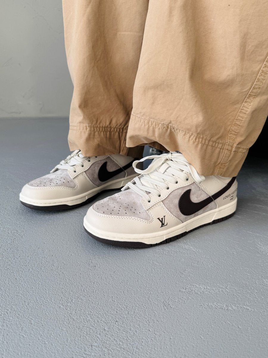 Nike SB Dunk Low x Louis Vuitton Grey Black - oceanhype - 