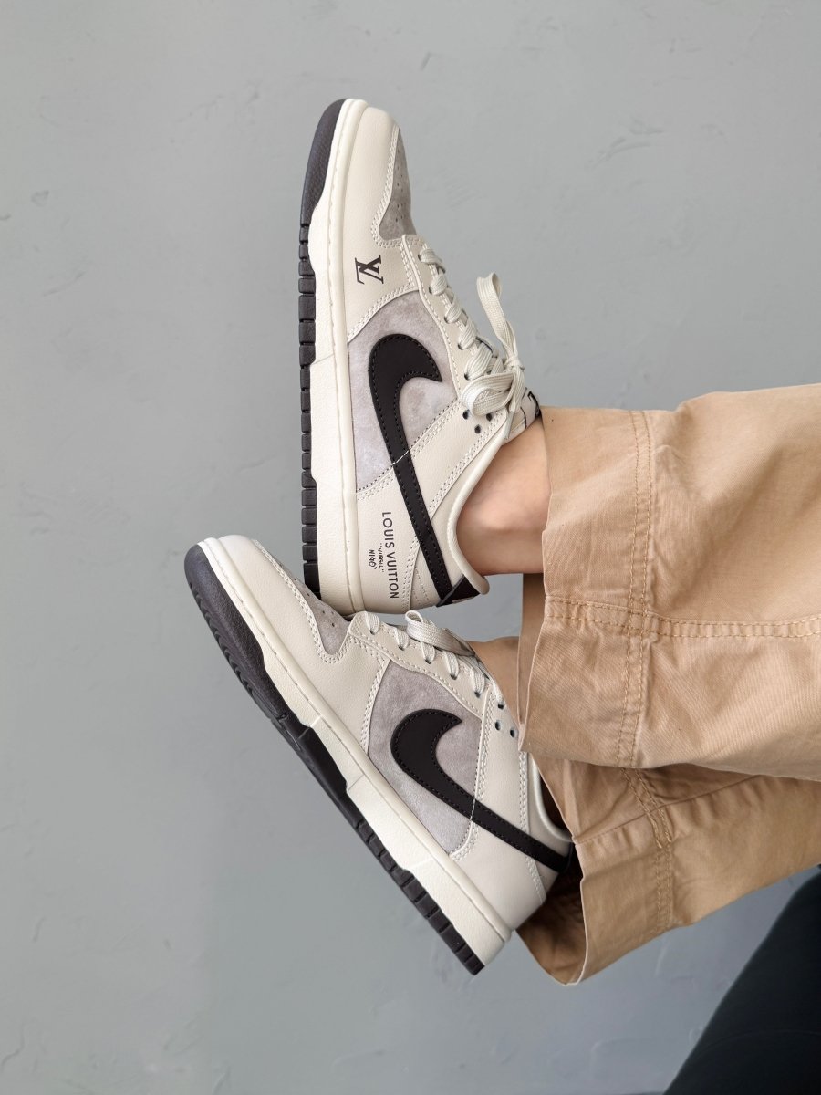 Nike SB Dunk Low x Louis Vuitton Grey Black - oceanhype - 
