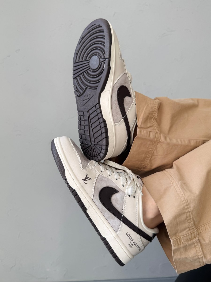 Nike SB Dunk Low x Louis Vuitton Grey Black - oceanhype - 