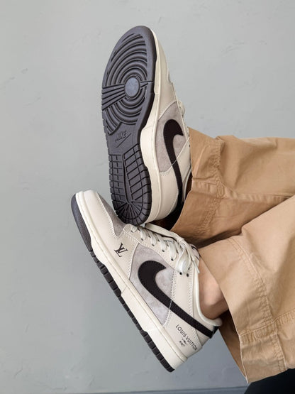 Nike SB Dunk Low x Louis Vuitton Grey Black - oceanhype - 