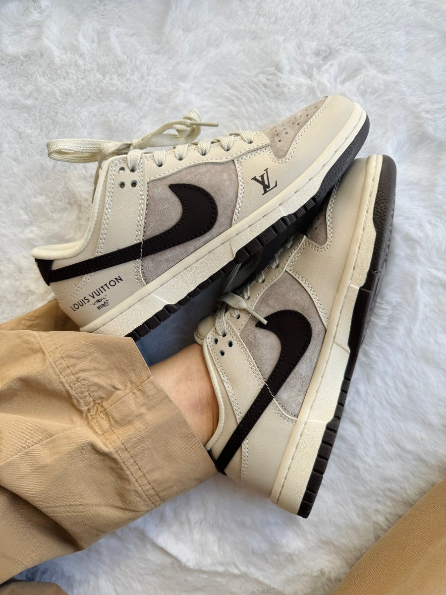 Nike SB Dunk Low x Louis Vuitton Grey Black - oceanhype - 