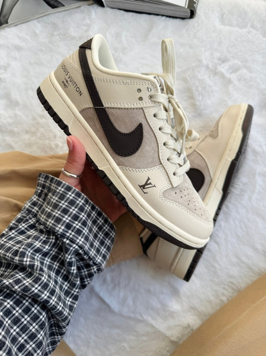 Nike SB Dunk Low x Louis Vuitton Grey Black - oceanhype - 
