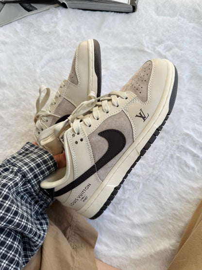 Nike SB Dunk Low x Louis Vuitton Grey Black - oceanhype - 