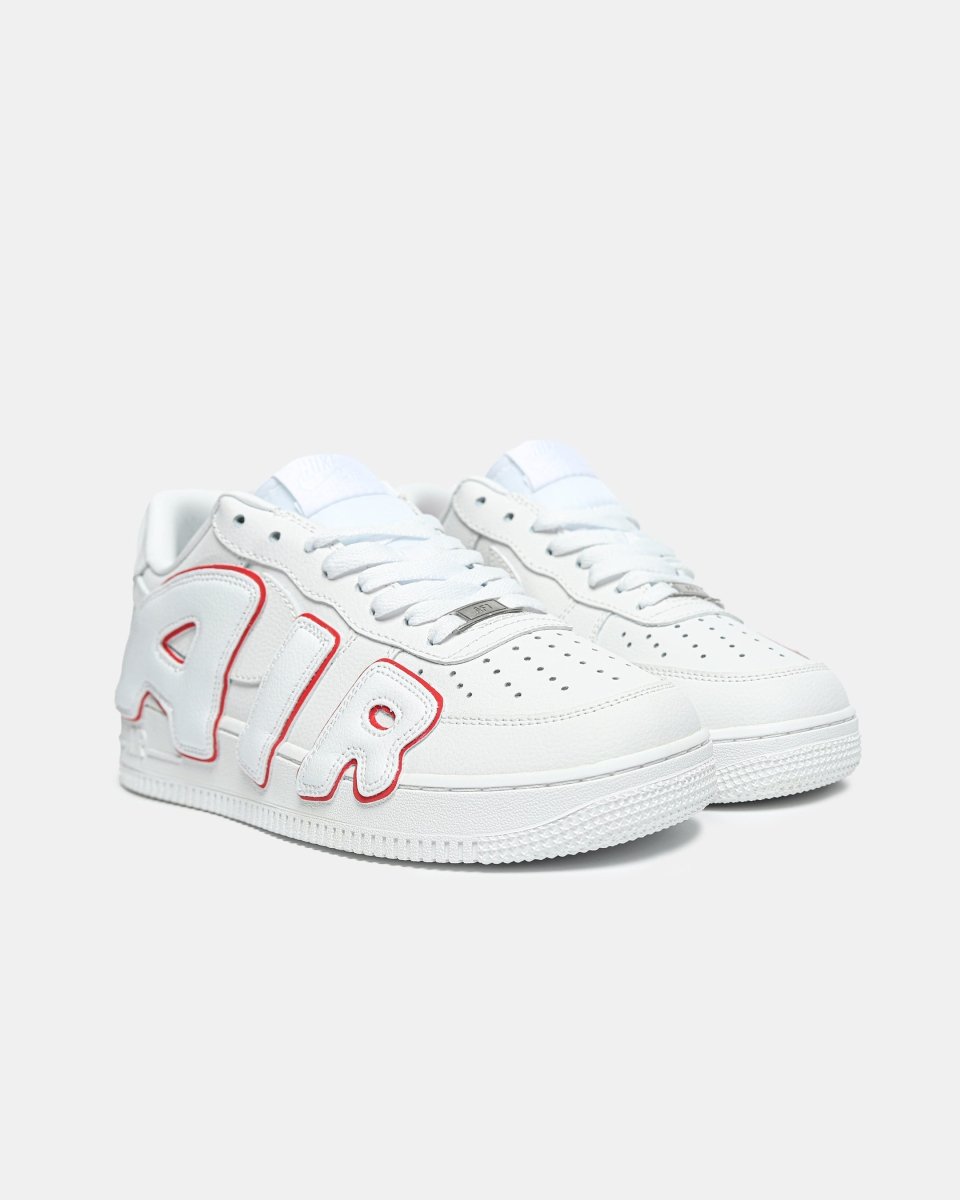 NIke Air Force Plant Flea White Red - oceanhype - 