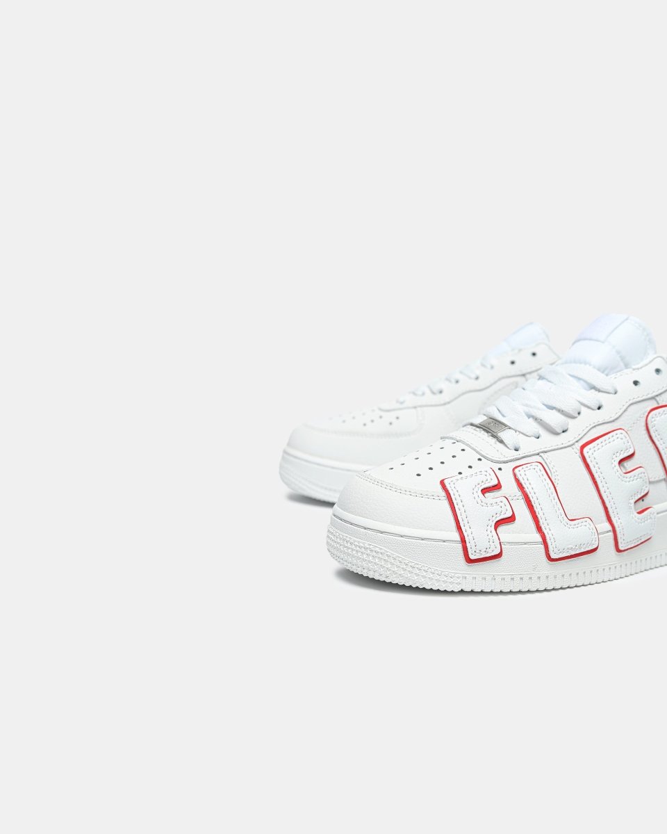 NIke Air Force Plant Flea White Red - oceanhype - 