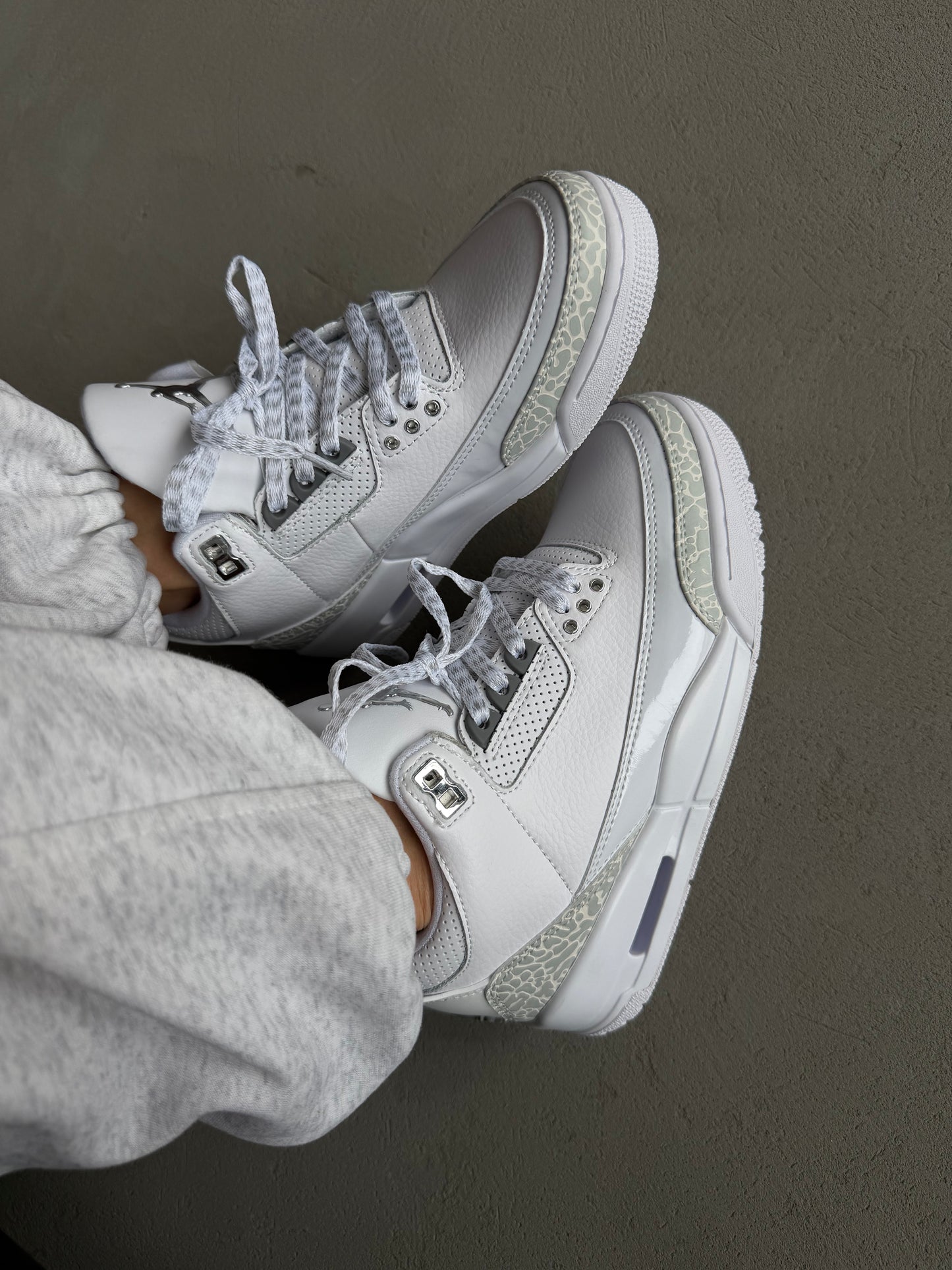 Nike Jordan Retro 3 White Silver