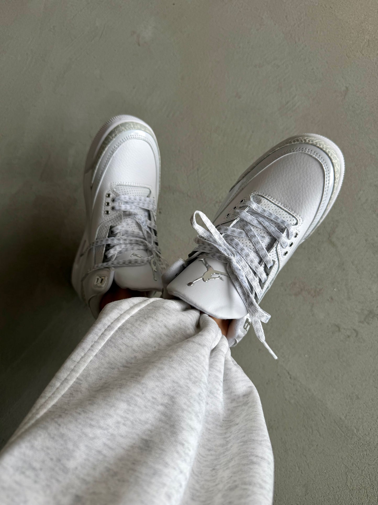 Nike Jordan Retro 3 White Silver