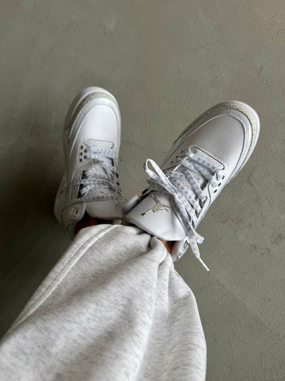 Nike Jordan Retro 3 White Silver