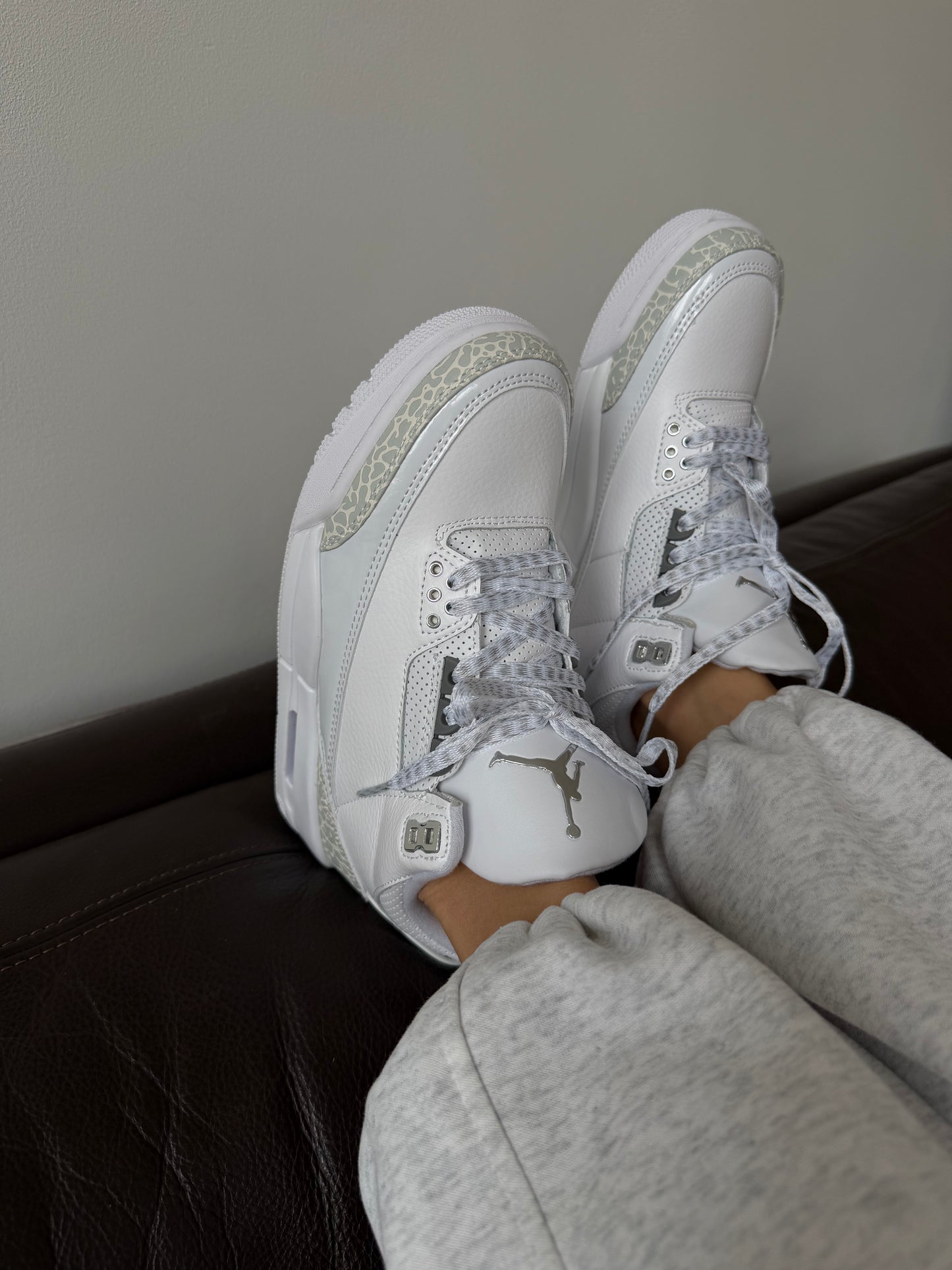 Nike Jordan Retro 3 White Silver