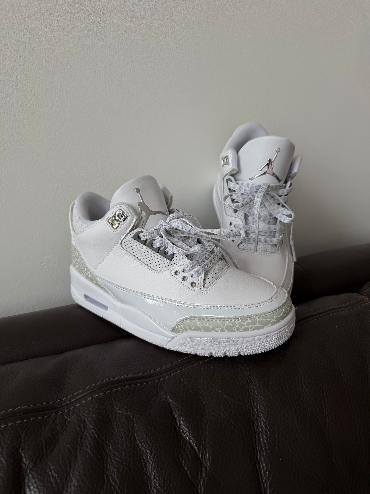 Nike Jordan Retro 3 White Silver