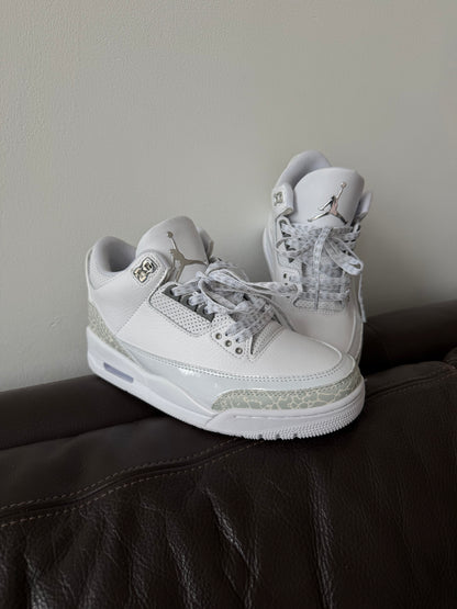 Nike Jordan Retro 3 White Silver