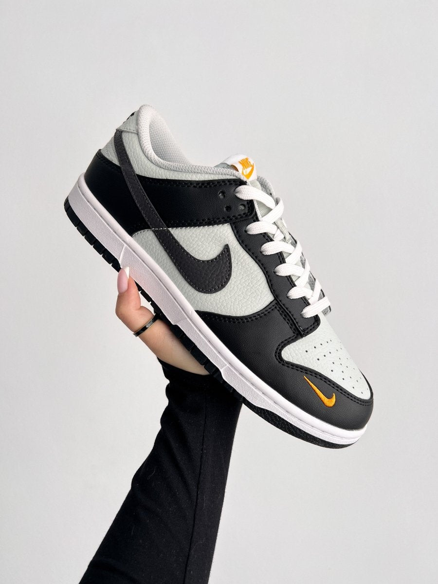 Nike Dunk Low Black Total Orange Mini Swoosh - oceanhype - 