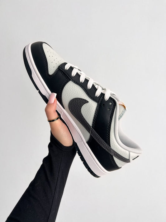 Nike Dunk Low Black Total Orange Mini Swoosh - oceanhype - 