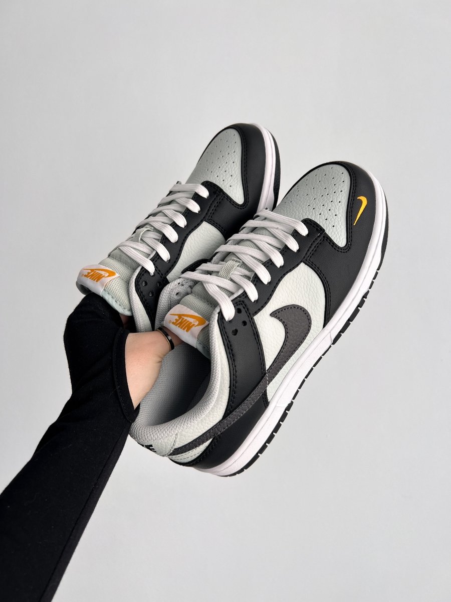 Nike Dunk Low Black Total Orange Mini Swoosh - oceanhype - 