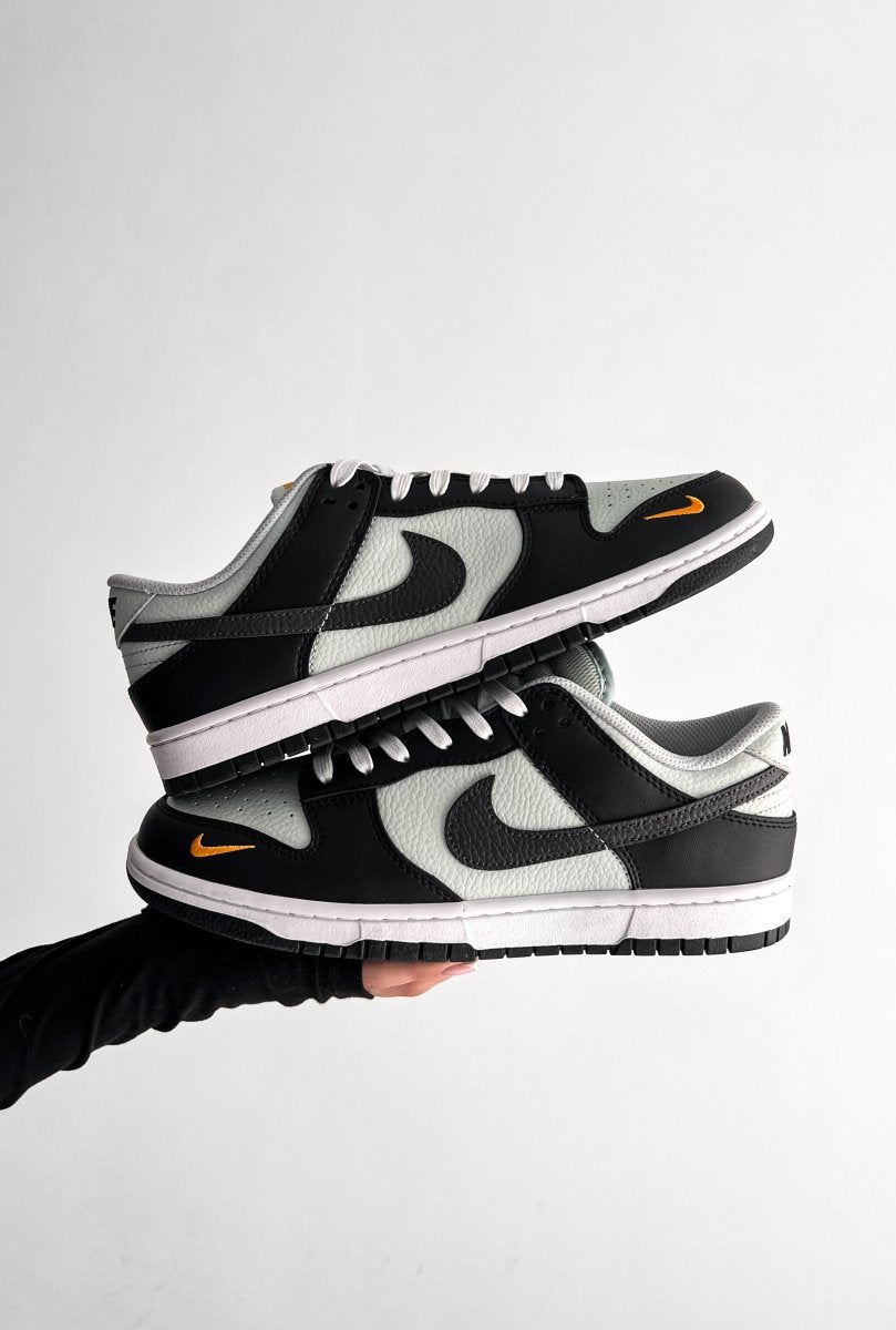 Nike Dunk Low Black Total Orange Mini Swoosh - oceanhype - 