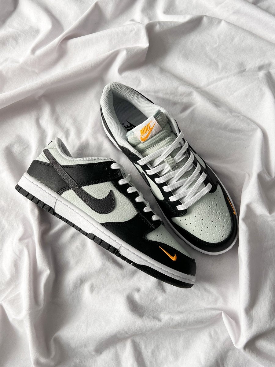 Nike Dunk Low Black Total Orange Mini Swoosh - oceanhype - 