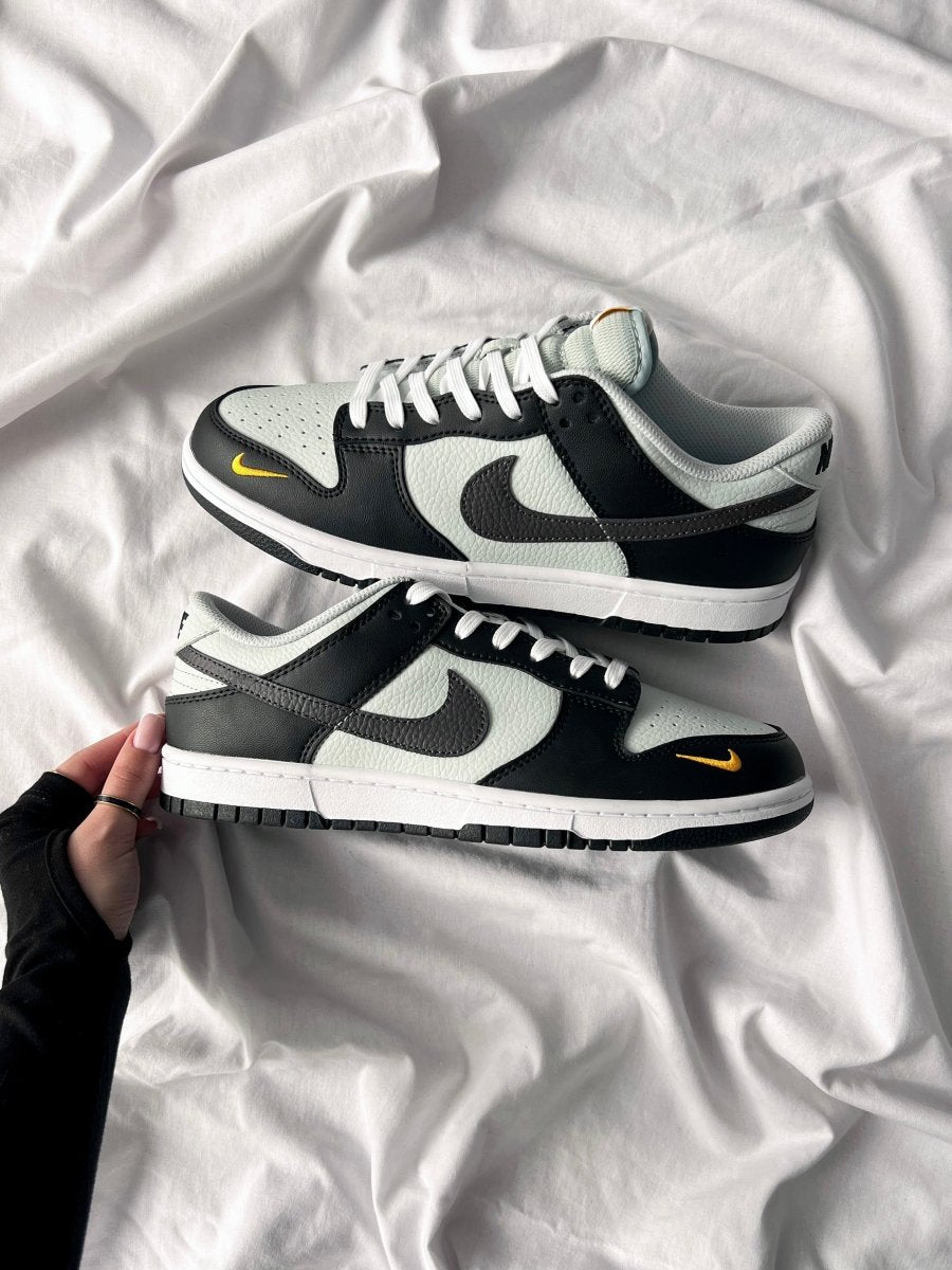 Nike Dunk Low Black Total Orange Mini Swoosh - oceanhype - 
