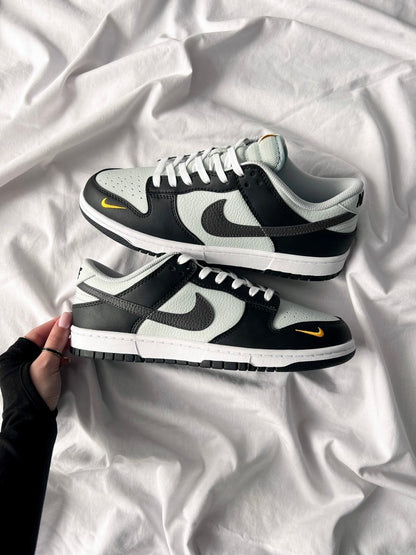 Nike Dunk Low Black Total Orange Mini Swoosh - oceanhype - 