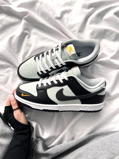 Nike Dunk Low Black Total Orange Mini Swoosh - oceanhype - 