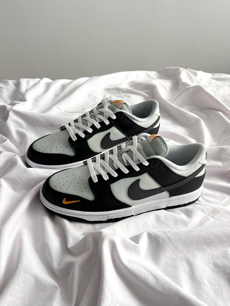 Nike Dunk Low Black Total Orange Mini Swoosh - oceanhype - 