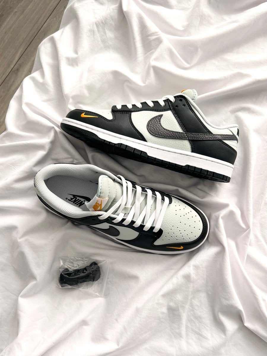 Nike Dunk Low Black Total Orange Mini Swoosh - oceanhype - 