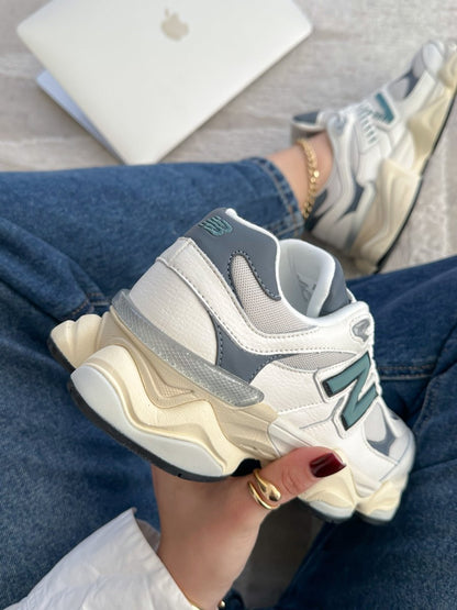 New Balance 9060 White Teal - oceanhype - 