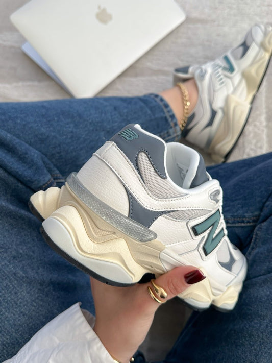 New Balance 9060 White Teal - oceanhype - 