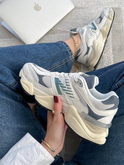 New Balance 9060 White Teal - oceanhype - 