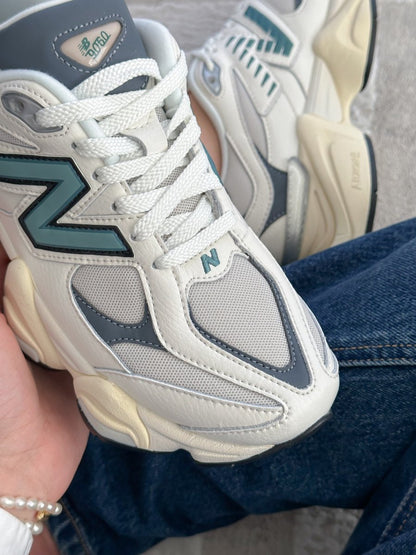New Balance 9060 White Teal - oceanhype - 