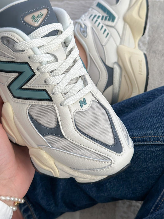 New Balance 9060 White Teal - oceanhype - 