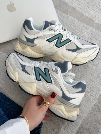 New Balance 9060 White Teal - oceanhype - 