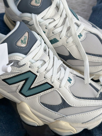 New Balance 9060 White Teal - oceanhype - 