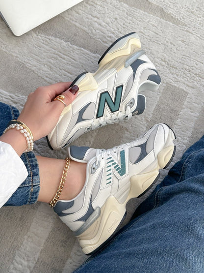 New Balance 9060 White Teal - oceanhype - 